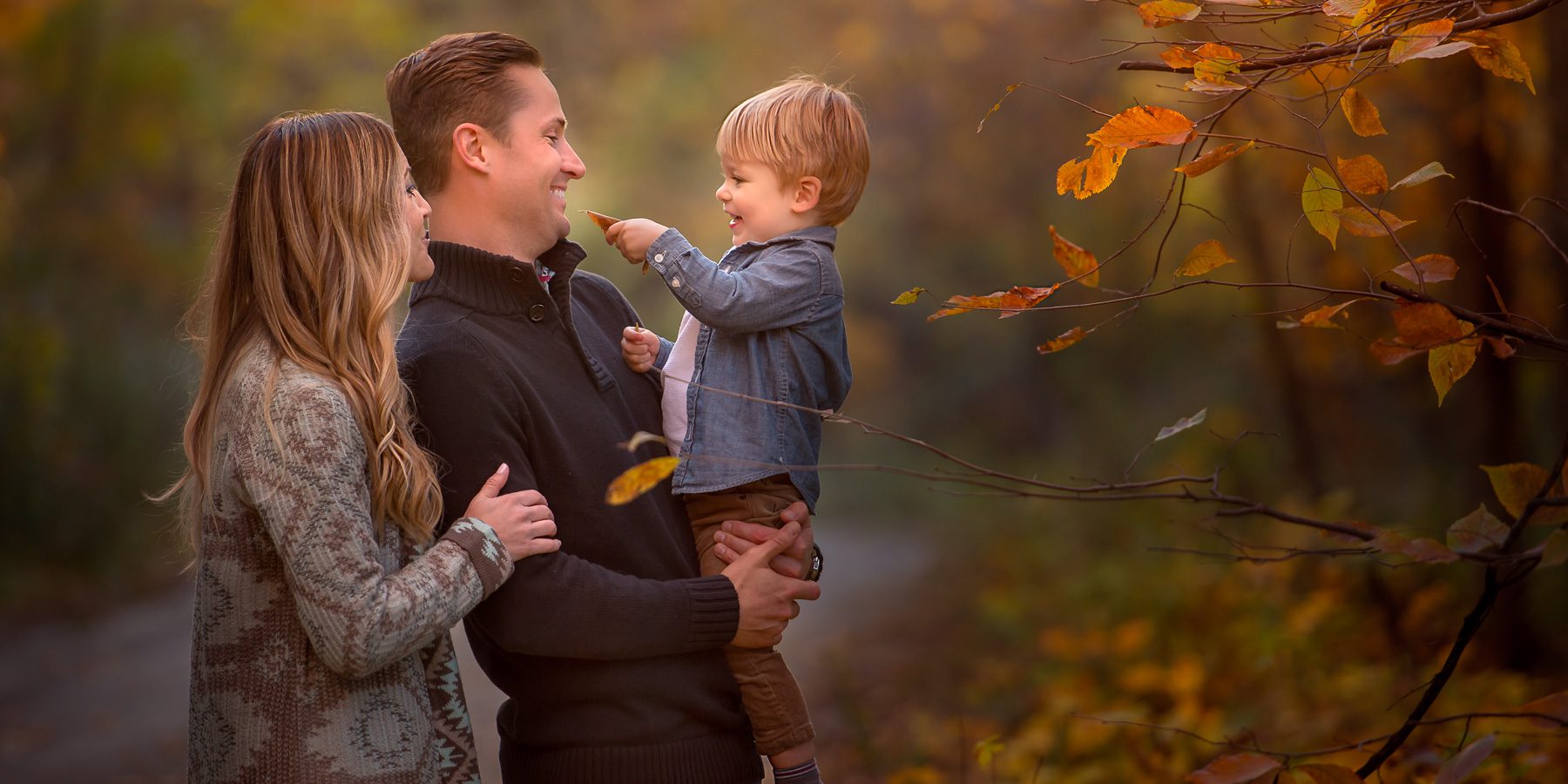 Fall family photo session Lake Zurich